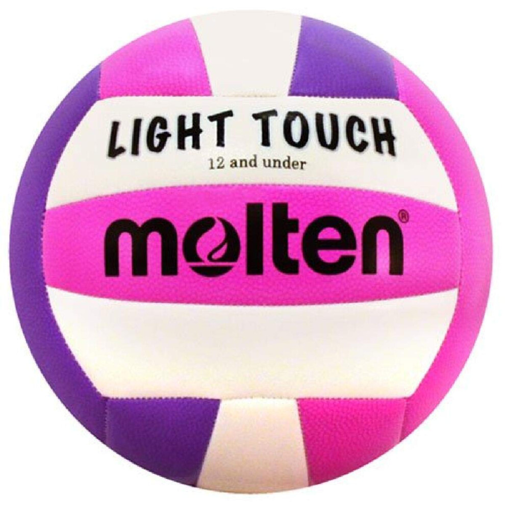 Molten MS240 Light Touch Volleyball  Purple/Pink  12 & Under/8.1 oz (MS240-VP)