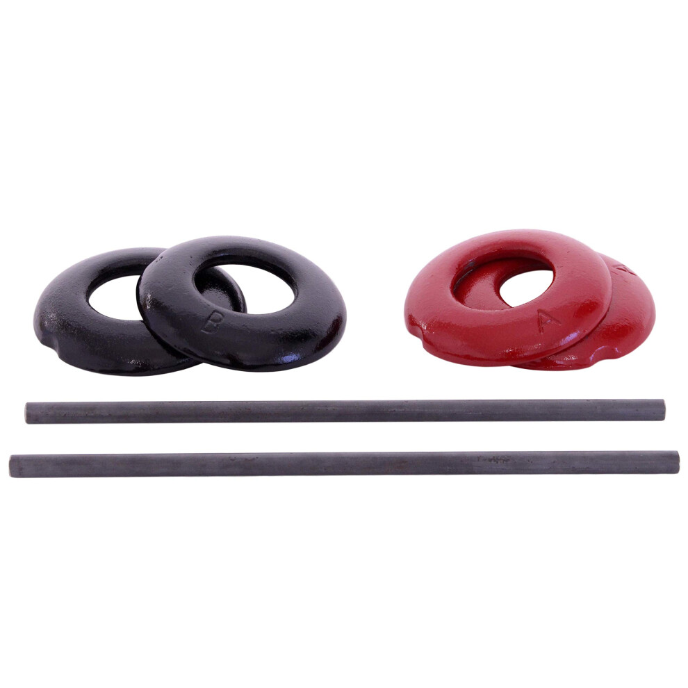 Amish Made Quoits-Spielset, Authentische Quoits Aus Stahlguss (4 Lb Quoit)