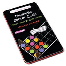 The Purple Cow Magnetic Secret Code Board Game for Kids. Crack The Secret Code. Travel Size - Ideal for Travelling and Have Fun for Kids & Adults. Mag