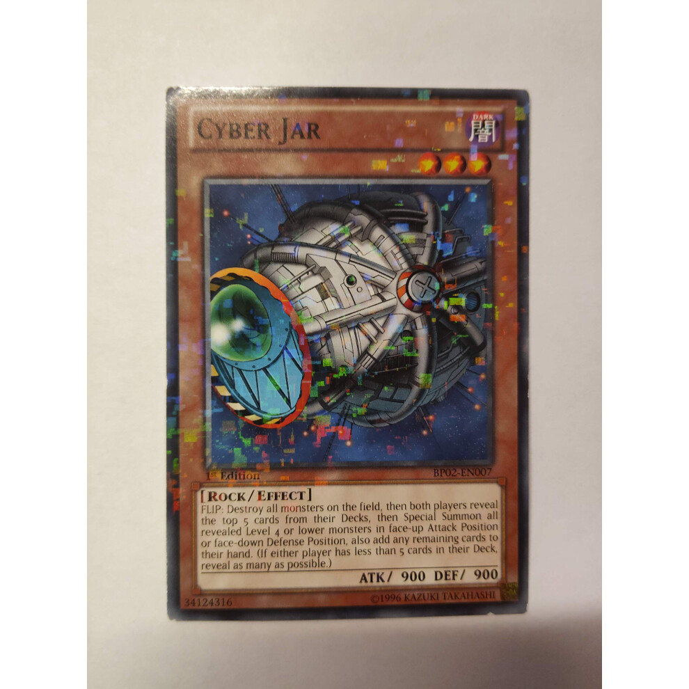 YU-GI-OH! - Cyber Jar (BP02-EN007) - Battle Pack 2: War of The Giants - 1st Edition - Mosaic Rare