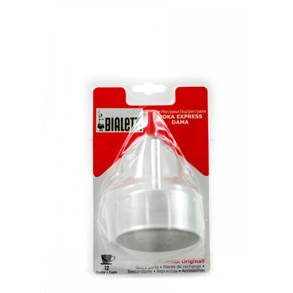 Bialetti 06895 Moka Express 12-Cup Replacement Funnel silver