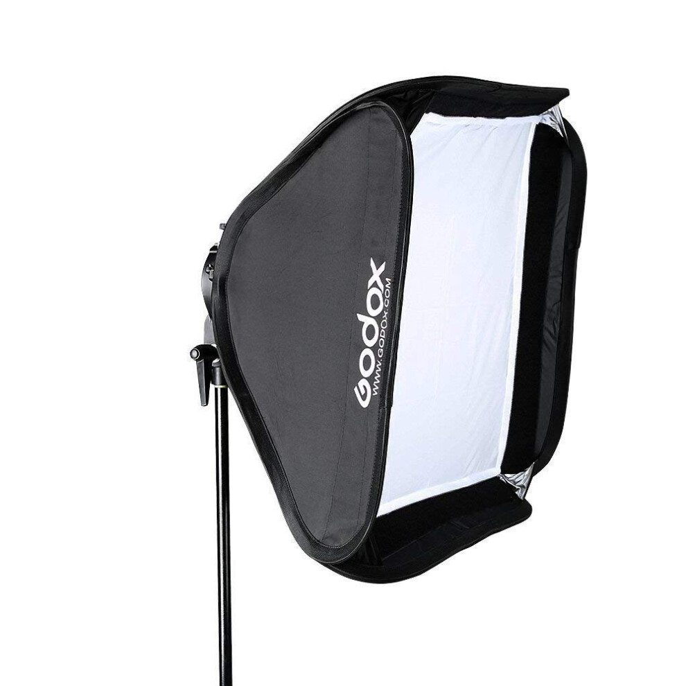 Godox Softbox 32''x32'' 80CMx80CM Fast-Setup Foldable Bowens Mount Softbox  Photography Lighting Softbox for Camera Flash Photography Studio Flash