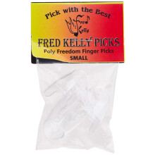 Fred Kelly plockar P7FF-M-3 Poly Freedom Finger Pick Medium Guitar Pick