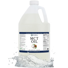 Aceite MCT, Grado Alimentario y Terapéutico, Aceite Portador, Hidratante, para Masaje, 0 Aditivos, 128 Onzas