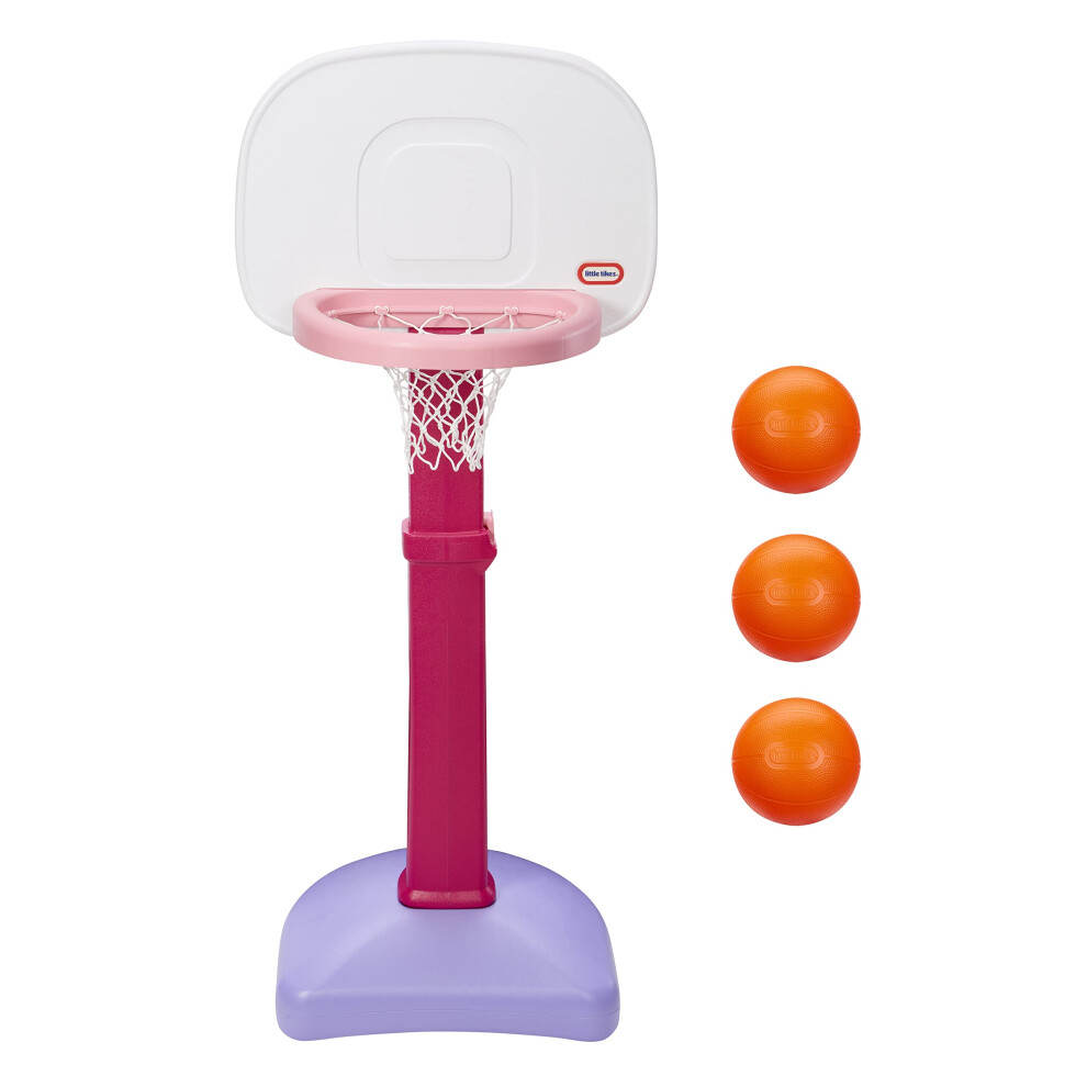 Little Tikes Easy Score Basketball Set  Pink- Amazon Exclusive 22.00 L x 23.75 W x 61.00 H Inches