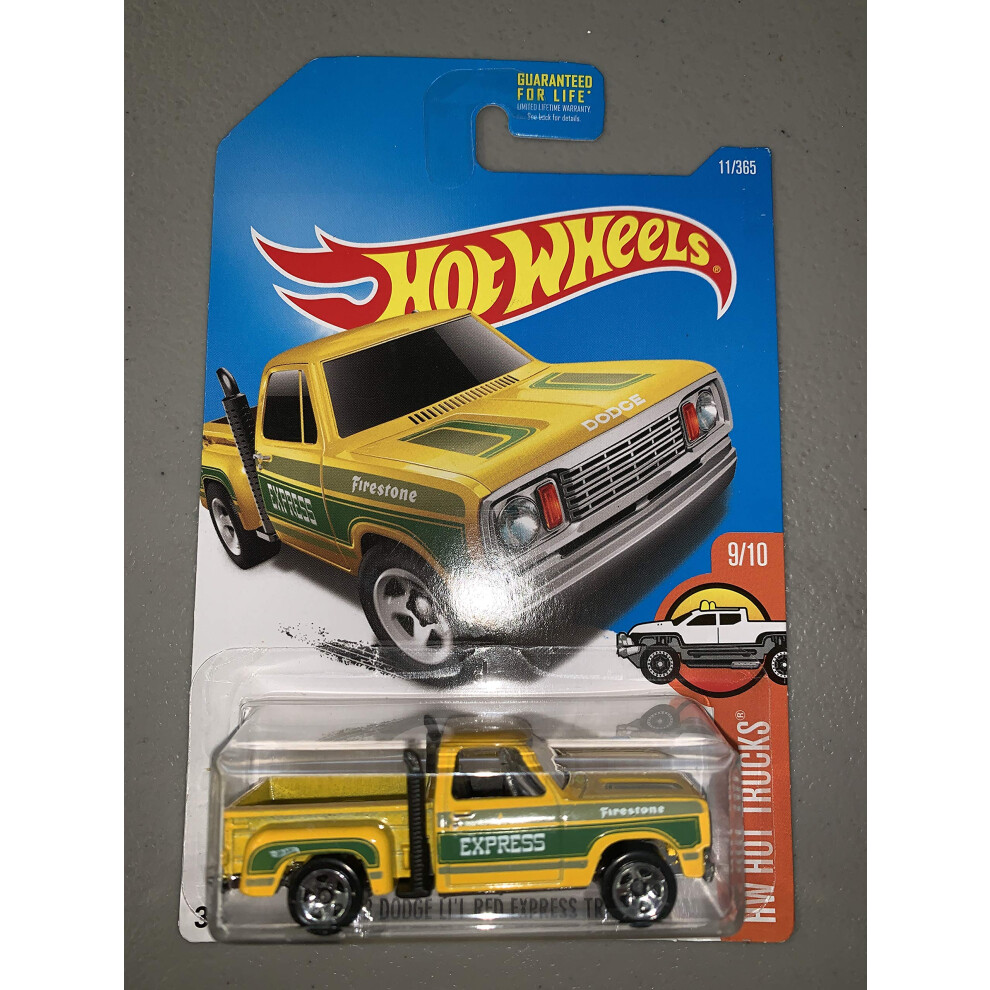 Hot Wheels  2017 HW Hot Trucks  1978 Dodge Li'l Red Express Truck [Yellow] 11/365