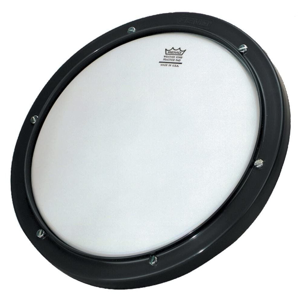 Remo RT-0008-00 8"" Gray Tunable Practice Pad with Ambassador Coated Drumhead