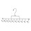 Whitmor Whitmor 10 Hook Accessory Hanger  1  Chrome & Black 1
