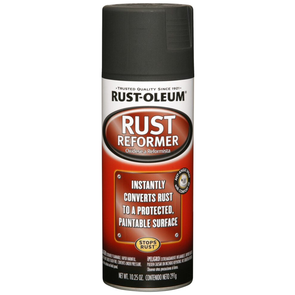 Rust-Oleum 248658 Rust Reformer Spray  10.25 oz  Black