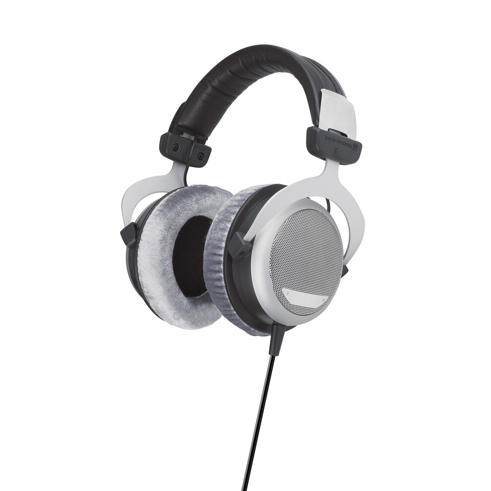 beyerdynamic DT 880 Premium Edition Over-Ear-Stereo Headphones. Semi-Open Design  Wired  high-end (32  250  or 600 Ohm) (600 OHM  Gray)