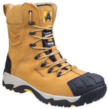 (Gold, 11 (Adults')) Amblers Safety FS998 Leather Honey Safety Boots
