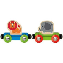 Award Winning Hape Railway Jungle Journey Train Set L: 9.1 W: 1.3 H: 2 inch