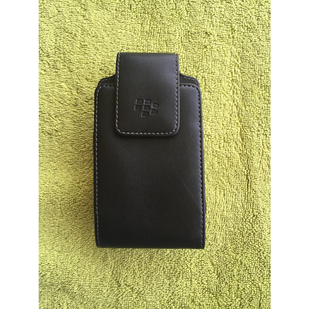 OEM (Original) Vertical Leather Case Pouch with Swivel Belt Clip for BlackBerry Storm 2 (Storm2) 9520