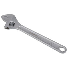 Olympia Tools 24"" Adjustable Wrench Heavy Duty Drop Forged Steel Chrome Plated Precision Machined Jaws Rust Resistant
