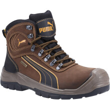 (Brown, 12 (Adults')) Puma Safety Sierra Nervada Mid Leather Brown Safety Boots