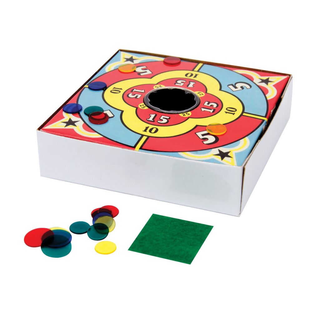 Schylling Tiddledy Winks - Classic Game for The Whole Family - Includes Game Board  Cup  and Winks - Ages 3 and Up