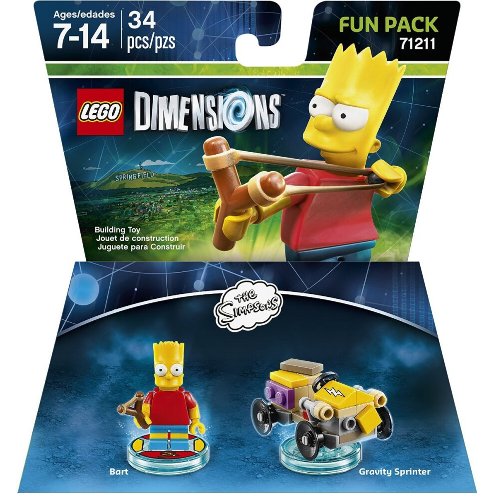 LEGO Dimensions  Simpsons Bart Fun Pack