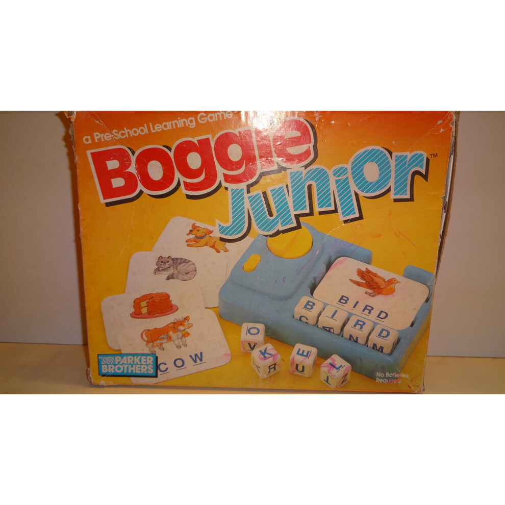 Hasbro Gaming Boggle Junior  Preschool Board Game  Ages 3 and Up (Amazon Exclusive)