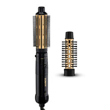 Conair 2-in-1 Heißluft-Wickel-Combo, mit 1,5-Zoll Lockenbürste und 1-Zoll Aluminiumbürste