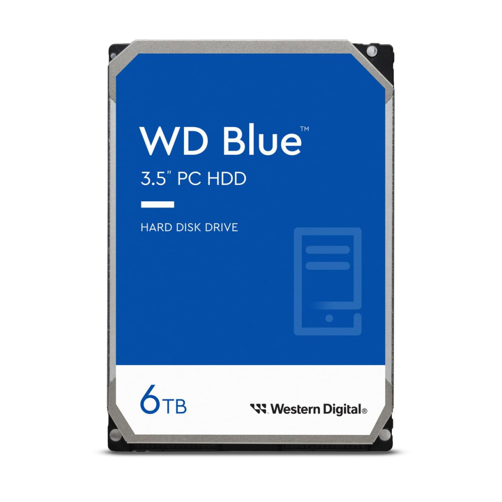 Western Digital 6TB WD Blue PC Internal Hard Drive - 5400 RPM Class  SATA 6 Gb/s    64 MB Cache  3.5"" - WD60EZRZ