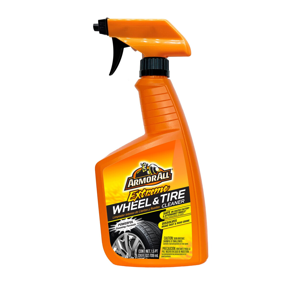Armor All Extreme Wheel And Tire Cleaner Car Wheel Cleaner Spray, 24 Fl Oz 070612780904
