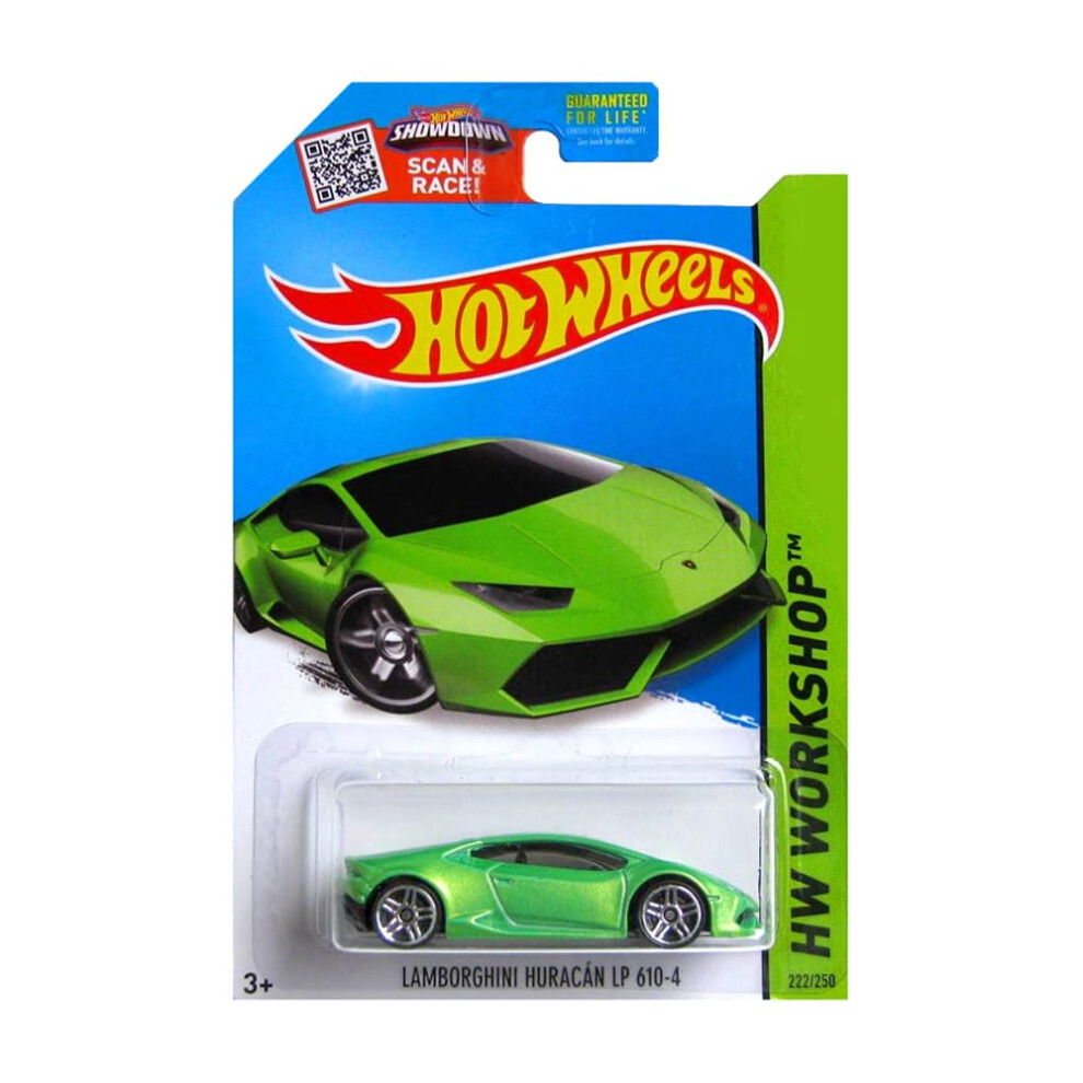 Hot Wheels  2015 HW Workshop  Lamborghini Huracan LP 610-4 [Green] #222/250