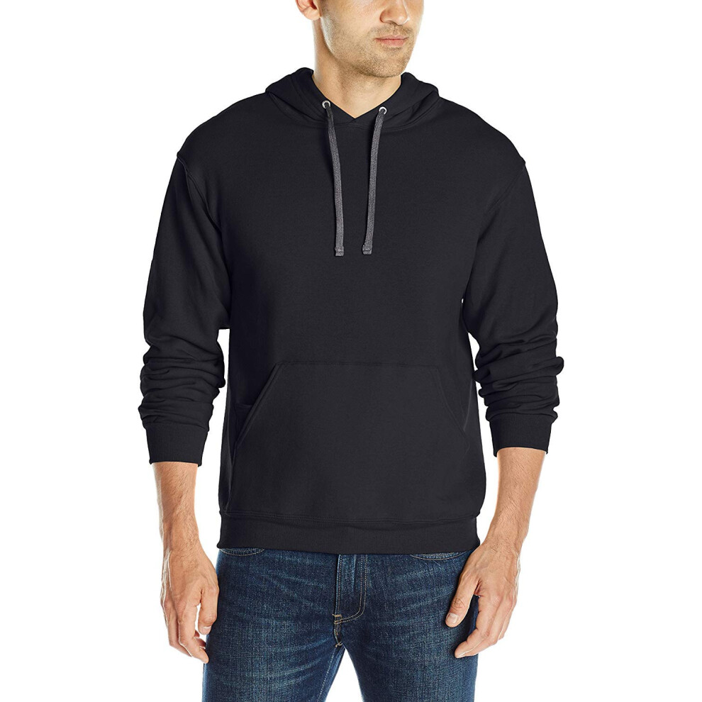 Fruit of the Loom mens Pullover Sofspun Fleece Sweatshirts and Hoodies  Pullover - Black  3X-Large US