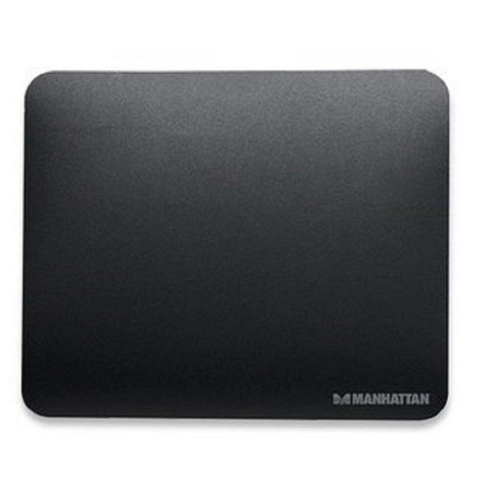 Premium Rubber Laser Mouse Pad  Black  Manhattan 475204