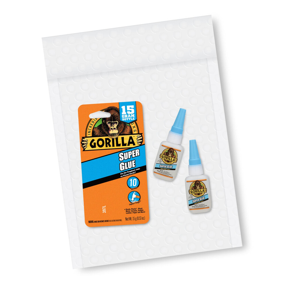 Gorilla Super Glue 15 Gram  Clear  (Pack of 2)