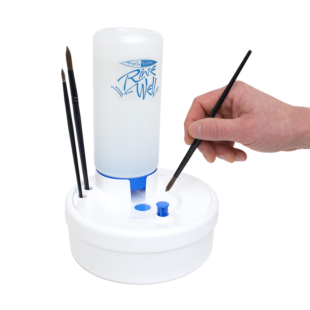 Mastson Swiezej Woda Plukaj Studnia Czyszczenie Szczotek Do Czyszczenia Pedzla Pedzla Systemu Czyszczenia Do Akrylowej Akwareli I Farb Na Bazie W-image