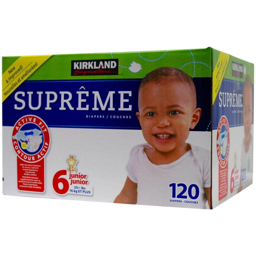 Kirkland Diapers - Size 6 - 120 ct