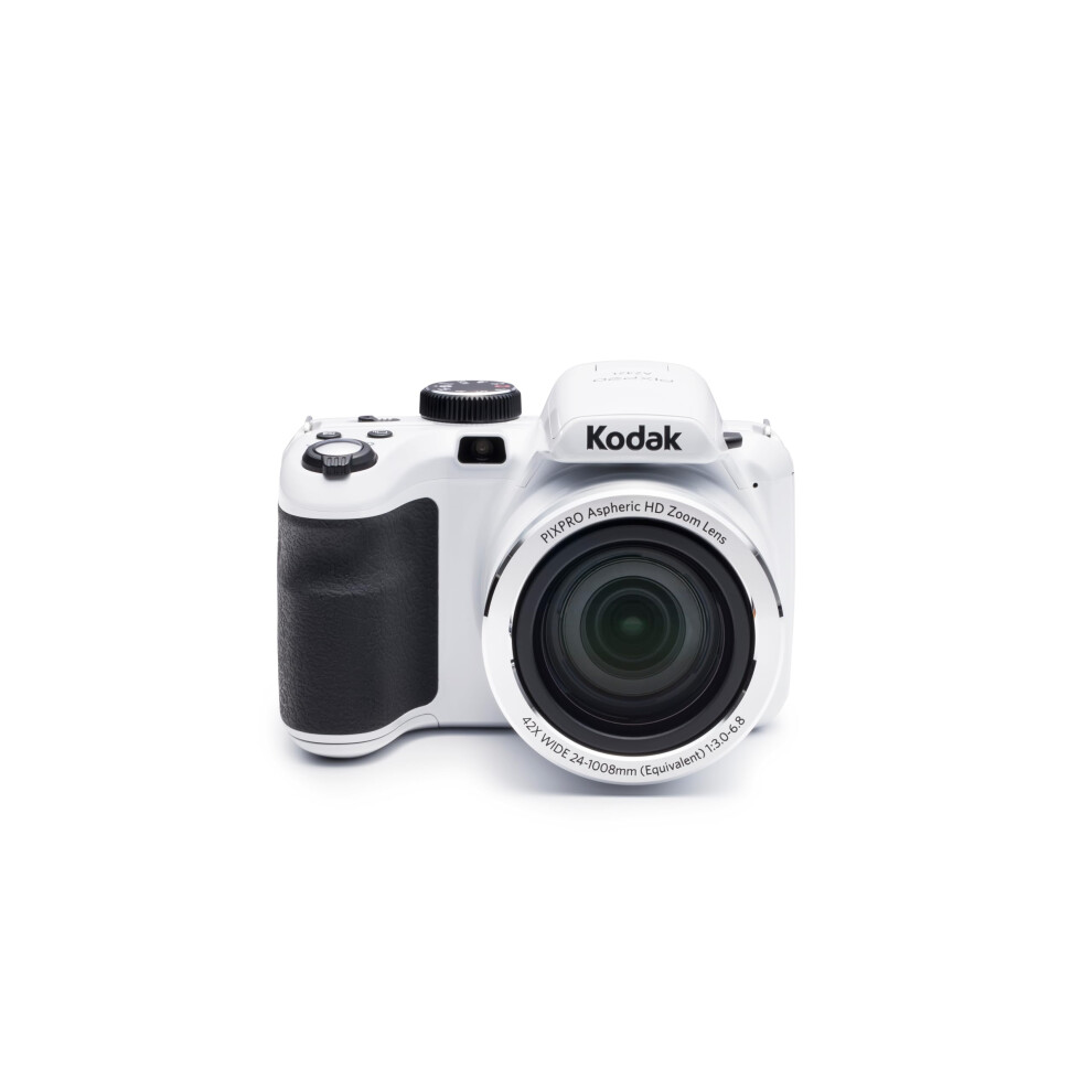 KODAK PIXPRO Astro Zoom AZ421-WH 16MP Digital Camera with 42X Optical Zoom and 3"" LCD Screen (White)