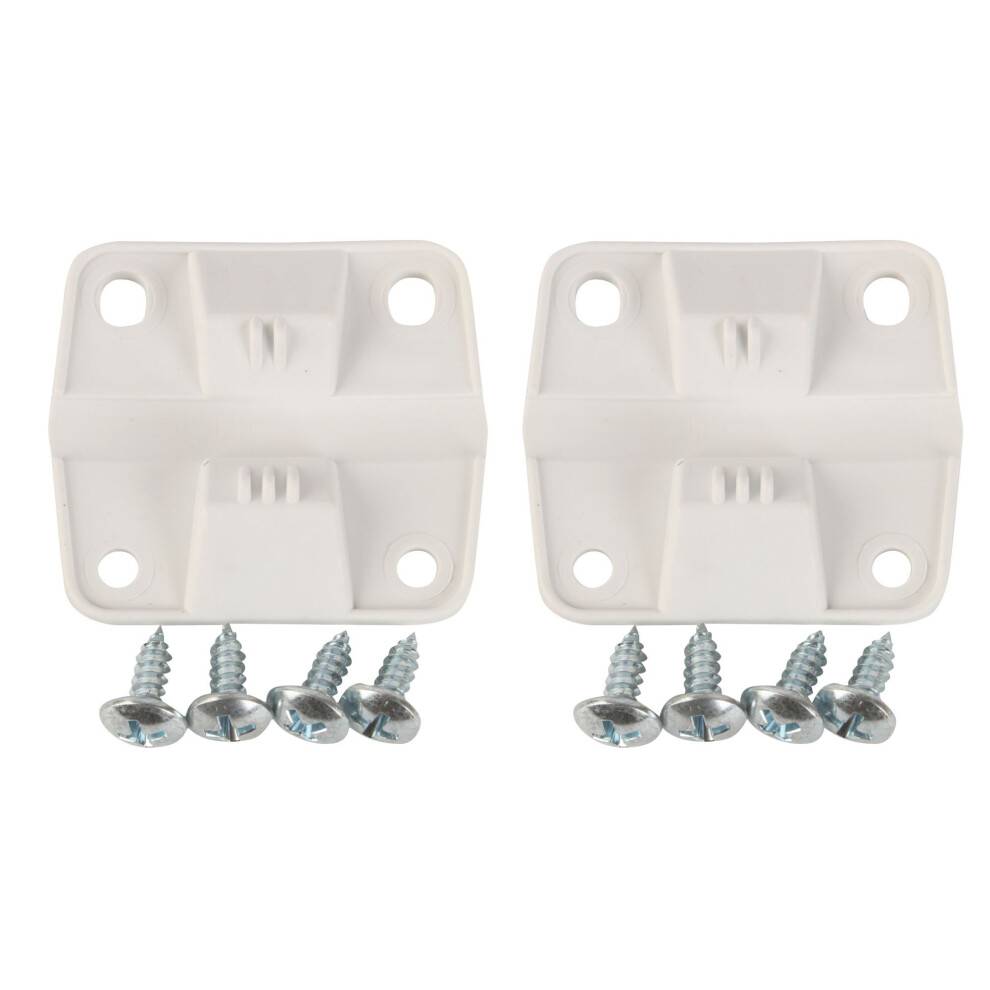 Coleman Cooler Replacement Hinges (2-Pack)  Perfect Fix for Damaged Hinges  Includes 2 Durable Plastic Hinges & 8 Mounting Screws  Suitable for Assort