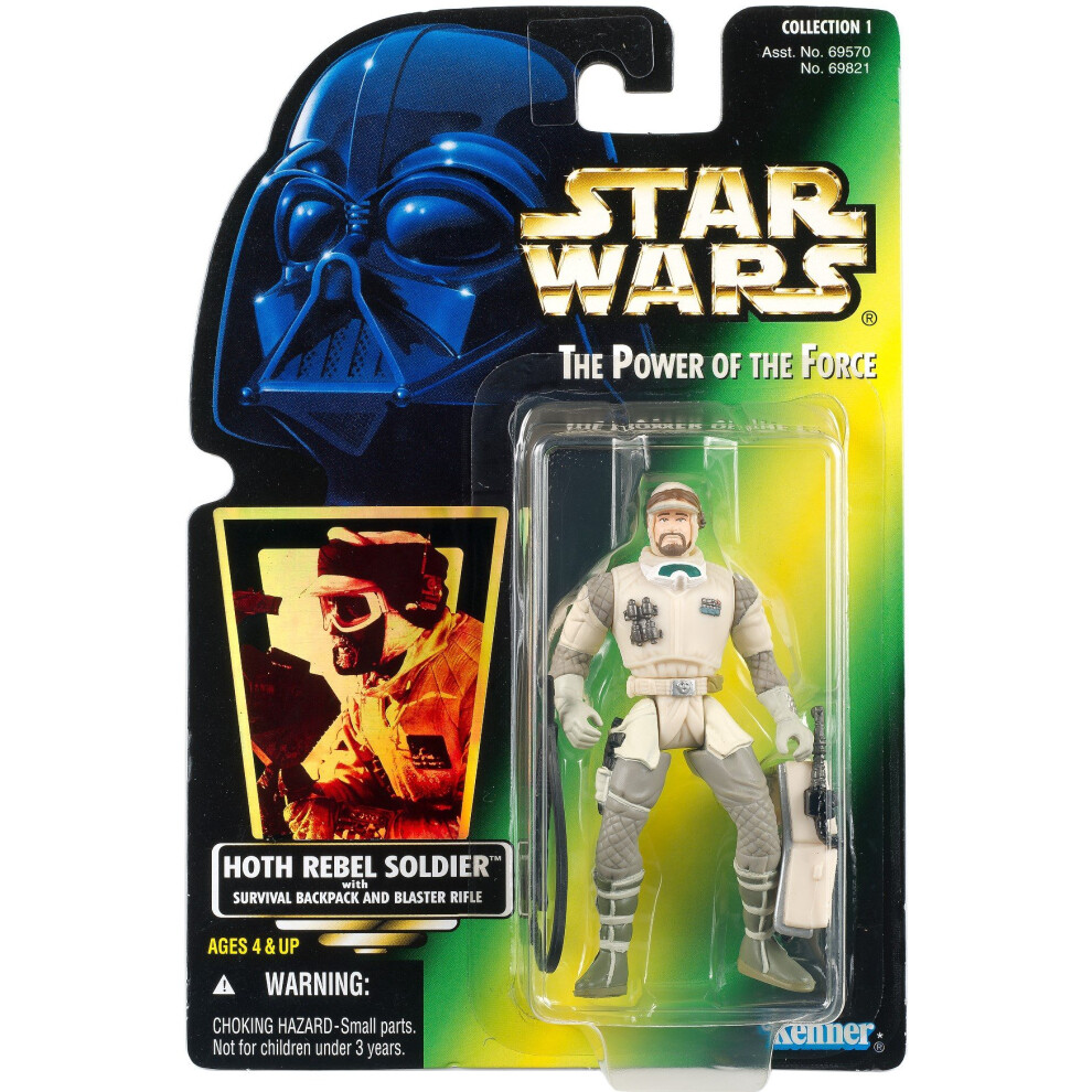 Kenner Star Wars: Power of The Force Green Card > Hoth Rebel Soldier Action Figure