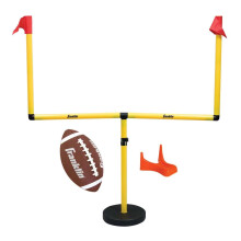 Franklin Sports Youth Football Goal-Post Set - Kids Football Goal Post with Mini Football - Fun Football Goal for All Ages - Easy Assembly - Adjustab