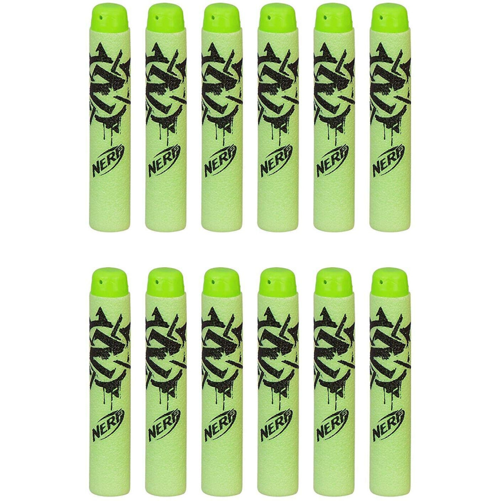 Nerf Boys Zombie Strike Deco Dart Refill (12-Pack)