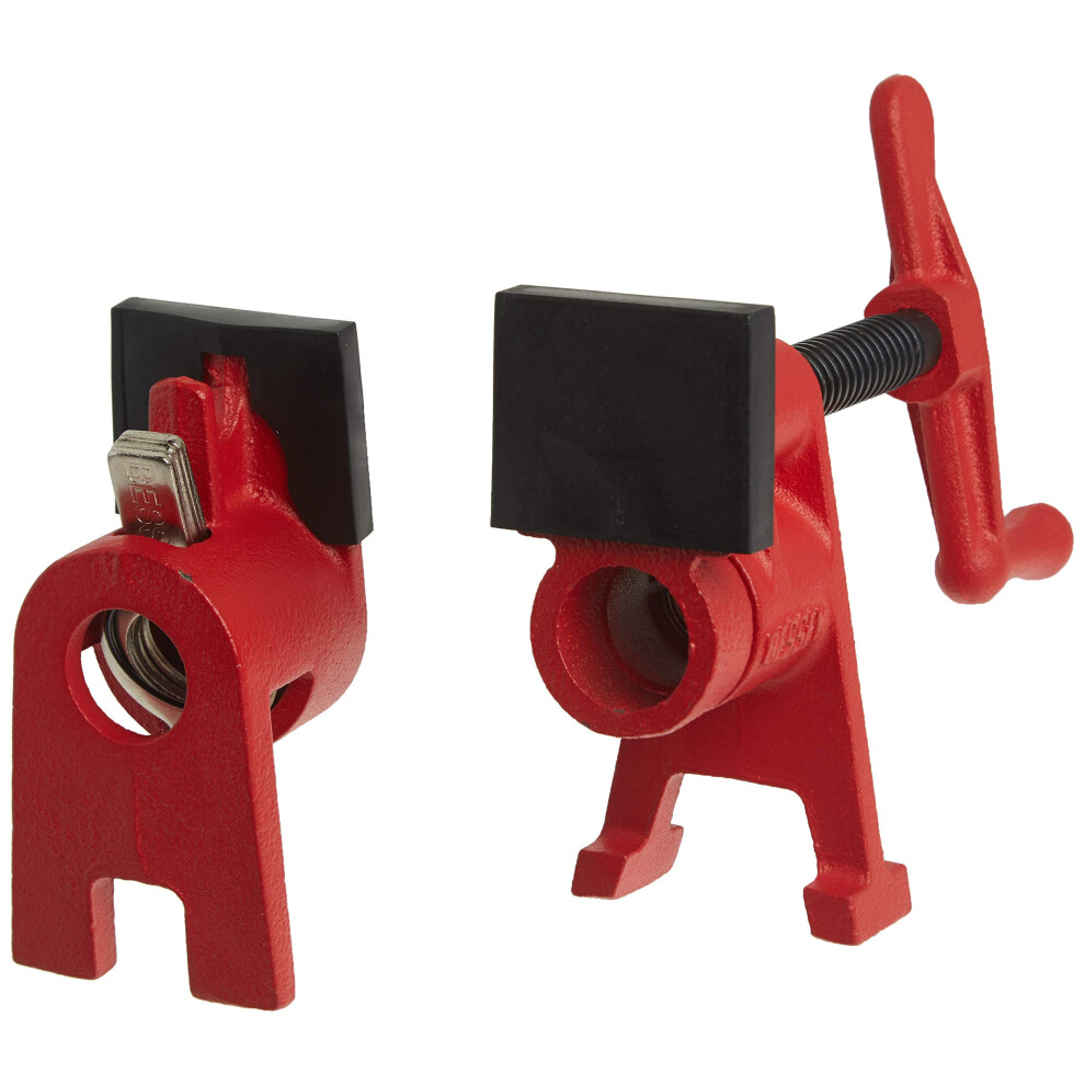 BESSEY BPC-H12  1/2 In. H Style Pipe Clamps - Incredibly Versatile  Easy To Assemble  Indespensable Workshop Clamp For Woodworking  Carpentry  Home Im