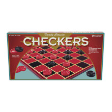 Family Classics Checkers - med foldetavle og sammenlåsende brikker af Pressman