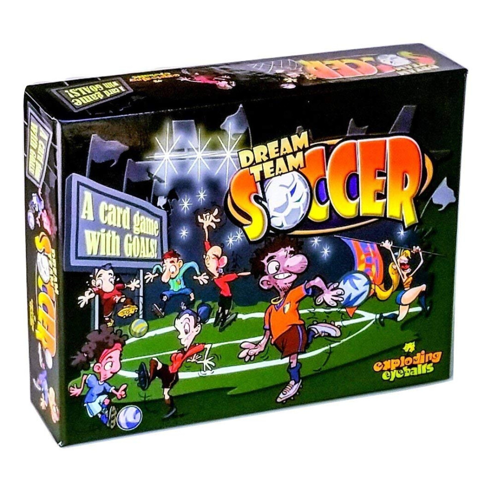 Exploding Eyeballs Dream Team Soccer Card Game | Family Friendly Game for Kids & Adults