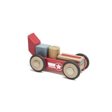 Tegu Daredevil Magnetic træblokke Sæt 1-99 år gamle 12 stykker