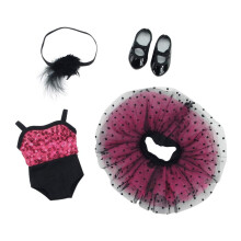 Accesorii pentru haine pentru papu?i de 14 inchi Emily Rose | 5 piese 14"""" Papusa Jazz Ballet Balerina Dance Recital Tinuta include pantofi reali