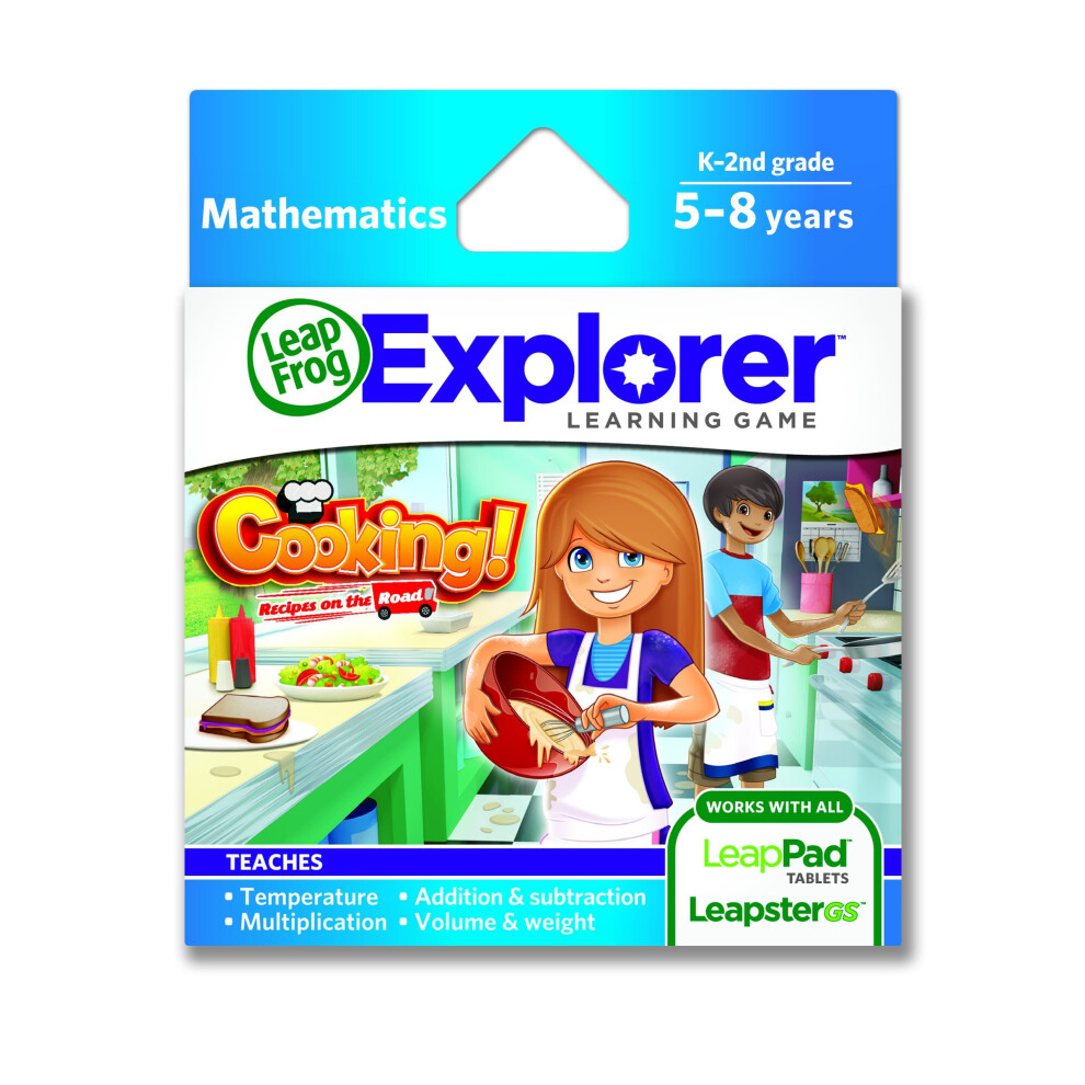 LeapFrog Cooking Recipes On The Road Learning Game (works with LeapPad Tablets and Leapster GS)