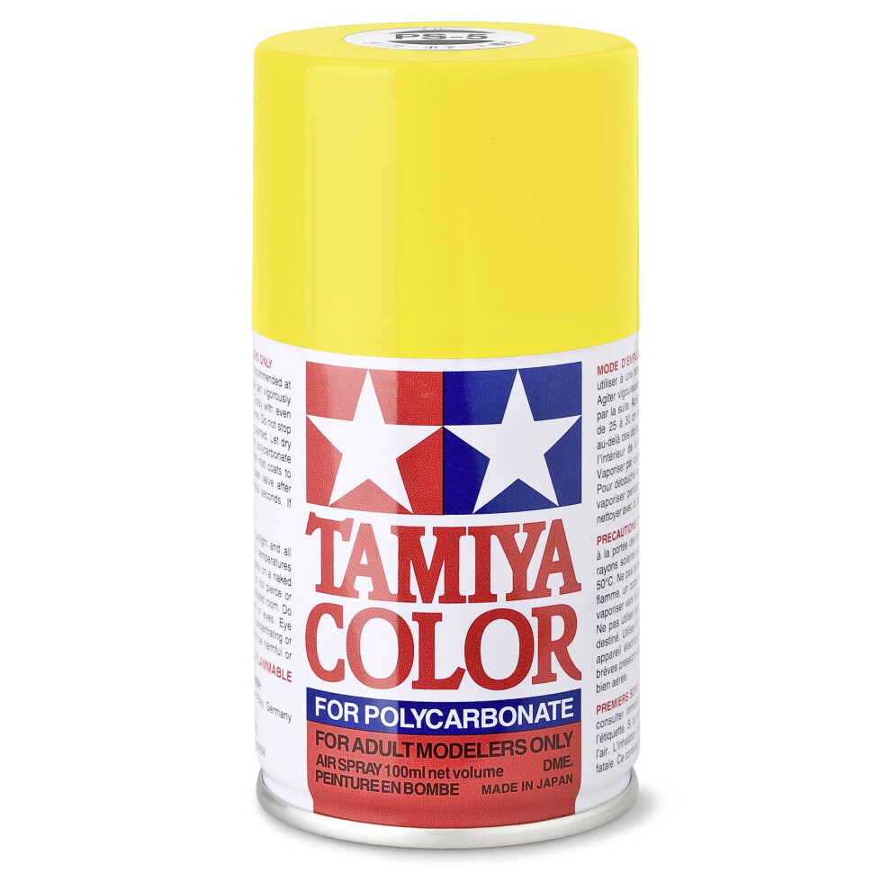 Tamiya 86006 PS-6 Yellow Spray Paint  100ml Spray Can