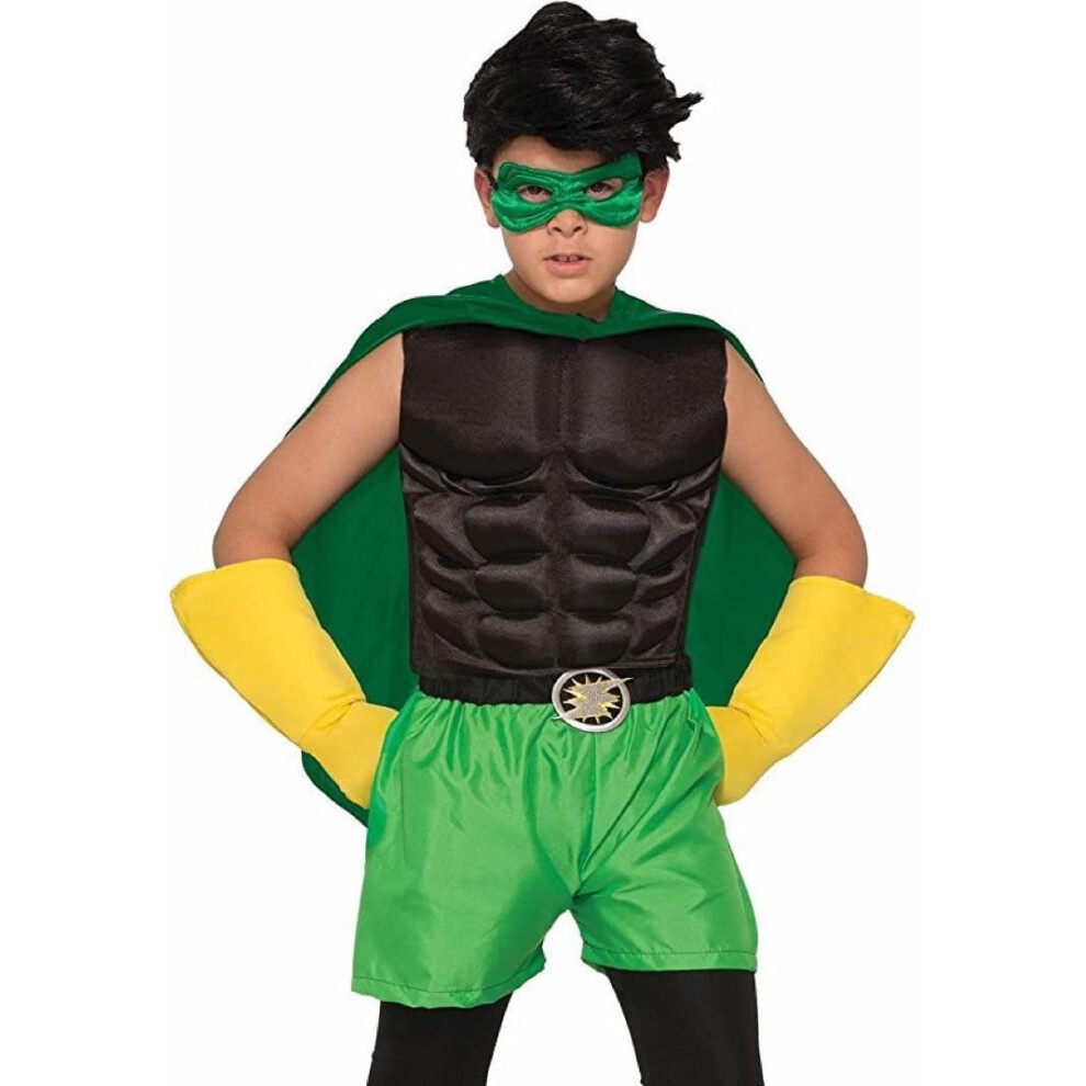 Rubie's Child's Forum Super Hero Muscle Chest Piece Costume Accessory  Black