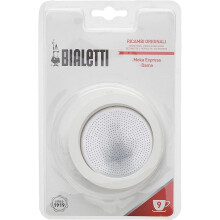 Bialetti Replacement Gaskets and Filter For 9 Cup Stovetop Espresso Coffee Makers