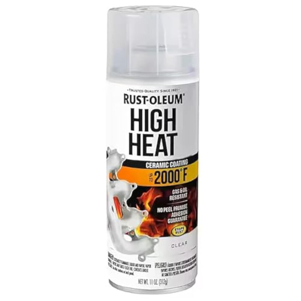 Rust-Oleum 260771 Automotive High Heat Spray Paint  11 oz  Clear