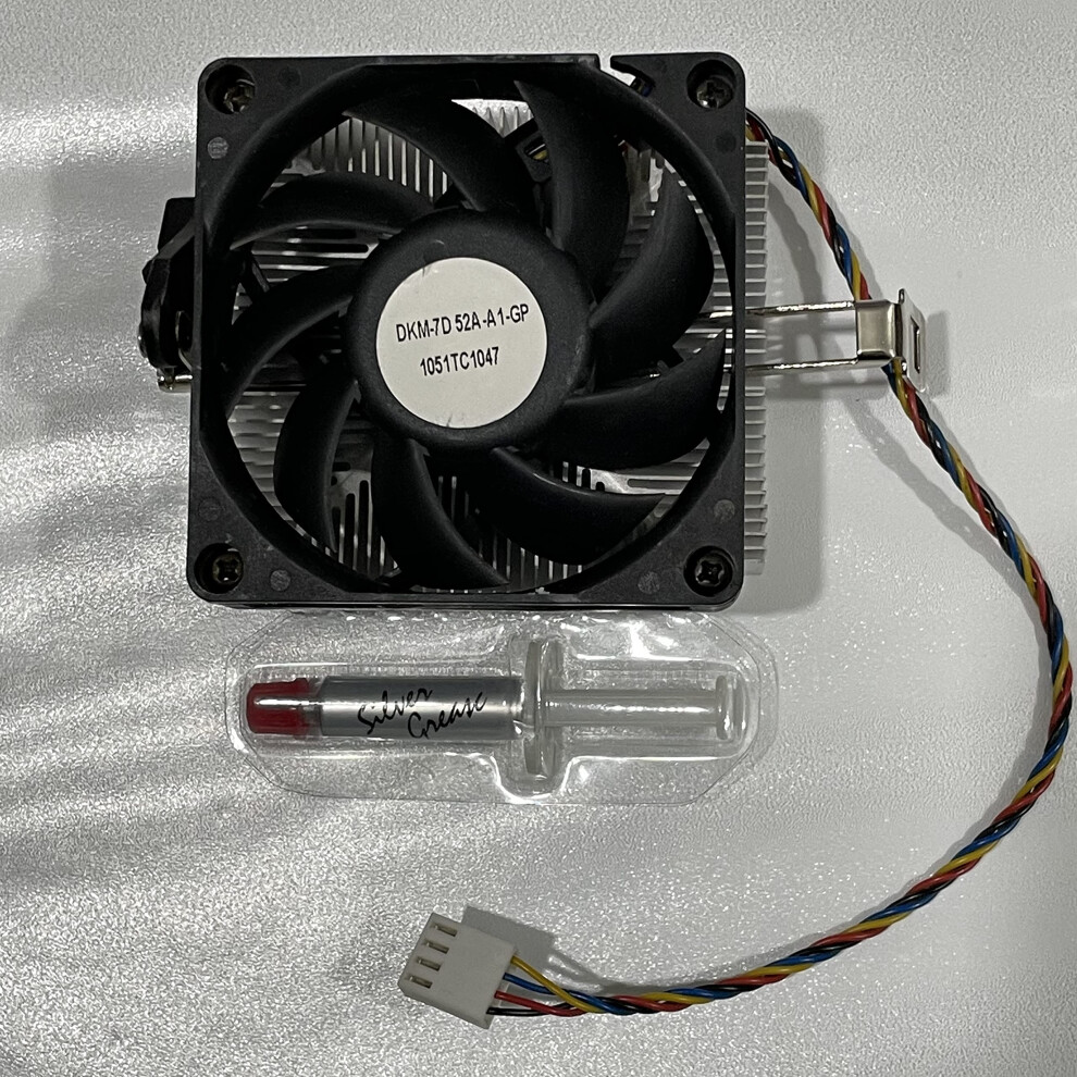 AMD Socket FM1/AM3+/AM3/AM2+/AM2/1207/940/939/754 4-Pin Connector CPU Cooler With Aluminum Heatsink & 2.75"" Fan For Desktop PC Computer