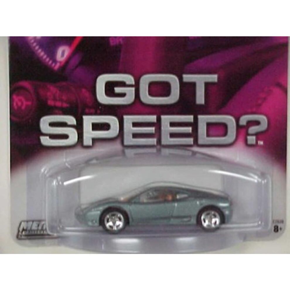 Hot Wheels Got Speed? Ferrari Modena 3/4 Silver 1:64 Scale Collectible Die Cast Car