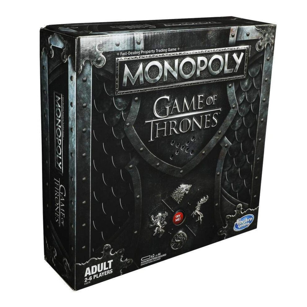 Hasbro Gaming Monopoly Game of Thrones Board Game for Adults  for 2 to 6 Players  Board Games for Adults (Amazon Exclusive)