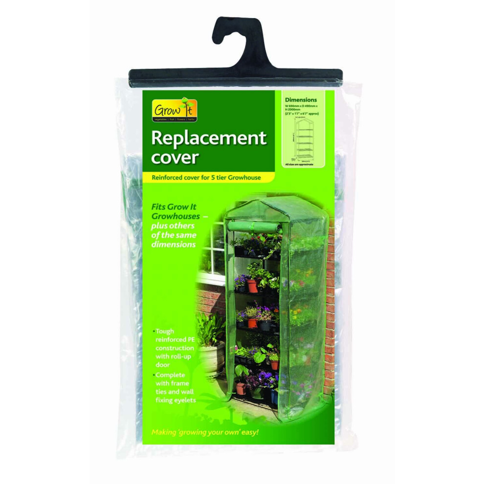 Gardman R700SC Replacement Cover For 5-Tier Greenhouse